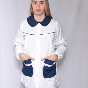 Guardapolvo Maestra Mangas Desmontables